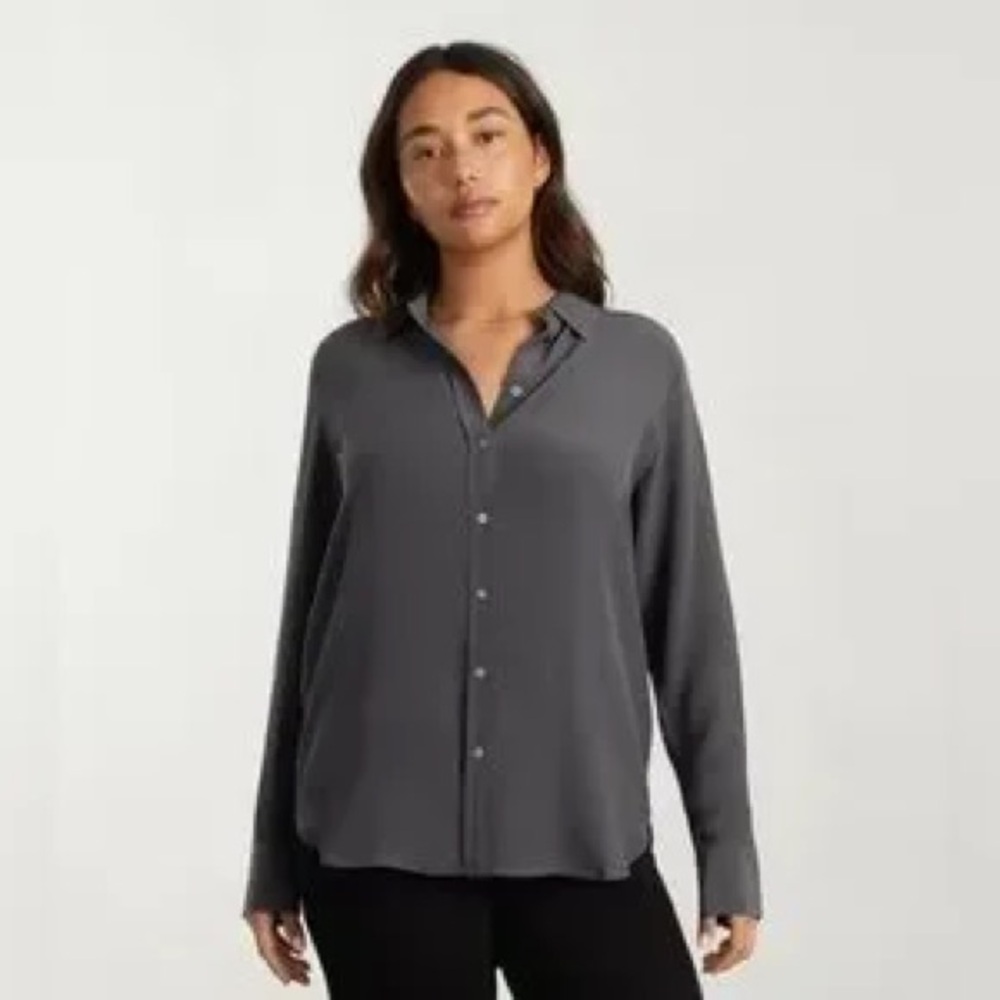 Everlane 100% Silk classic button-down